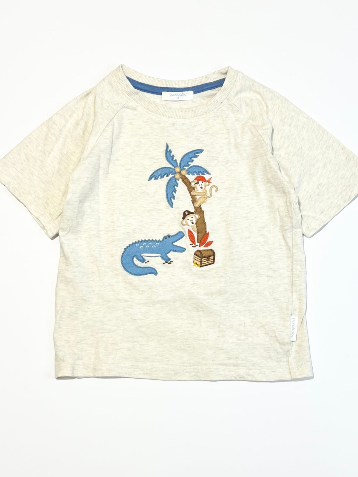 Pirate monkeys tee - Size 4