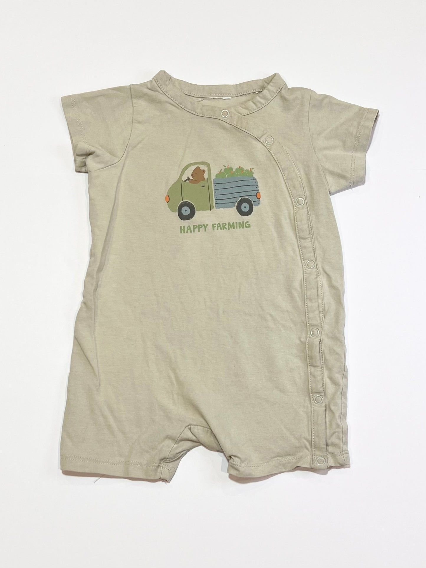 Happy farming romper - Size 1