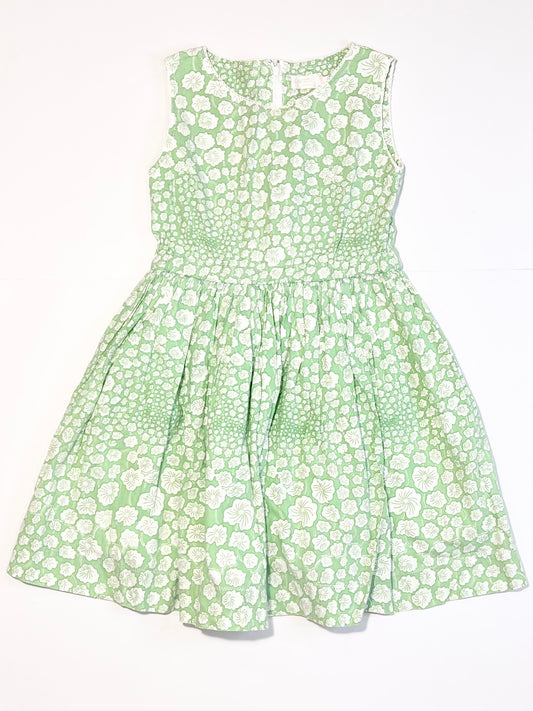 Green floral dress - Size 4
