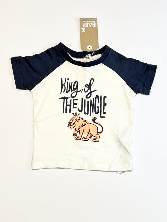 King of the jungle tee brand new - Size 0