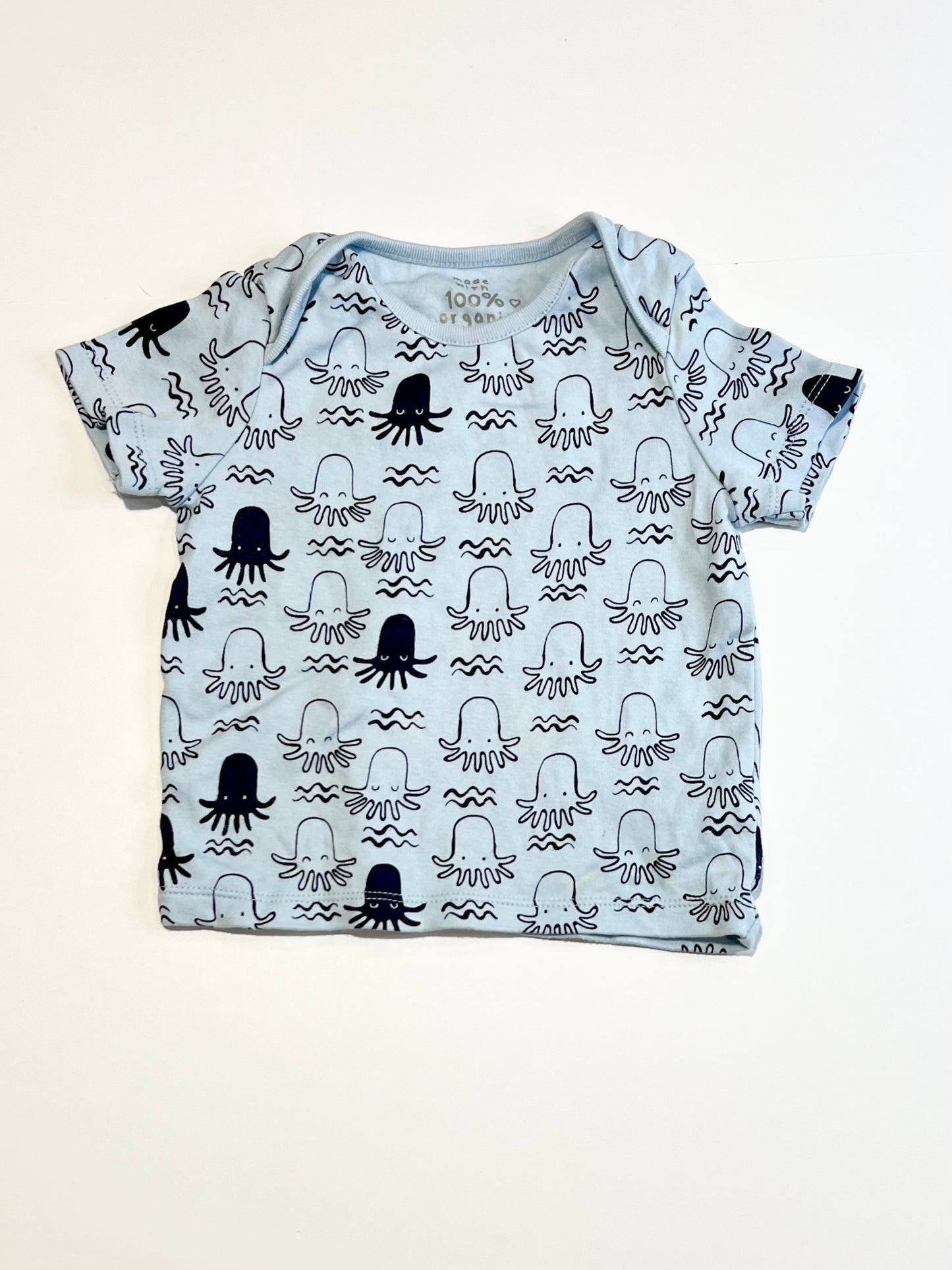 Blue jellyfish tee - Size 6-9 months