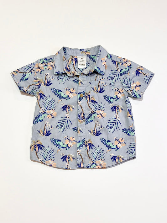 Blue palms shirt - Size 1