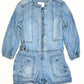 Blue playsuit - Size 4