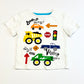 Vehicles tee - Size 9-12 months