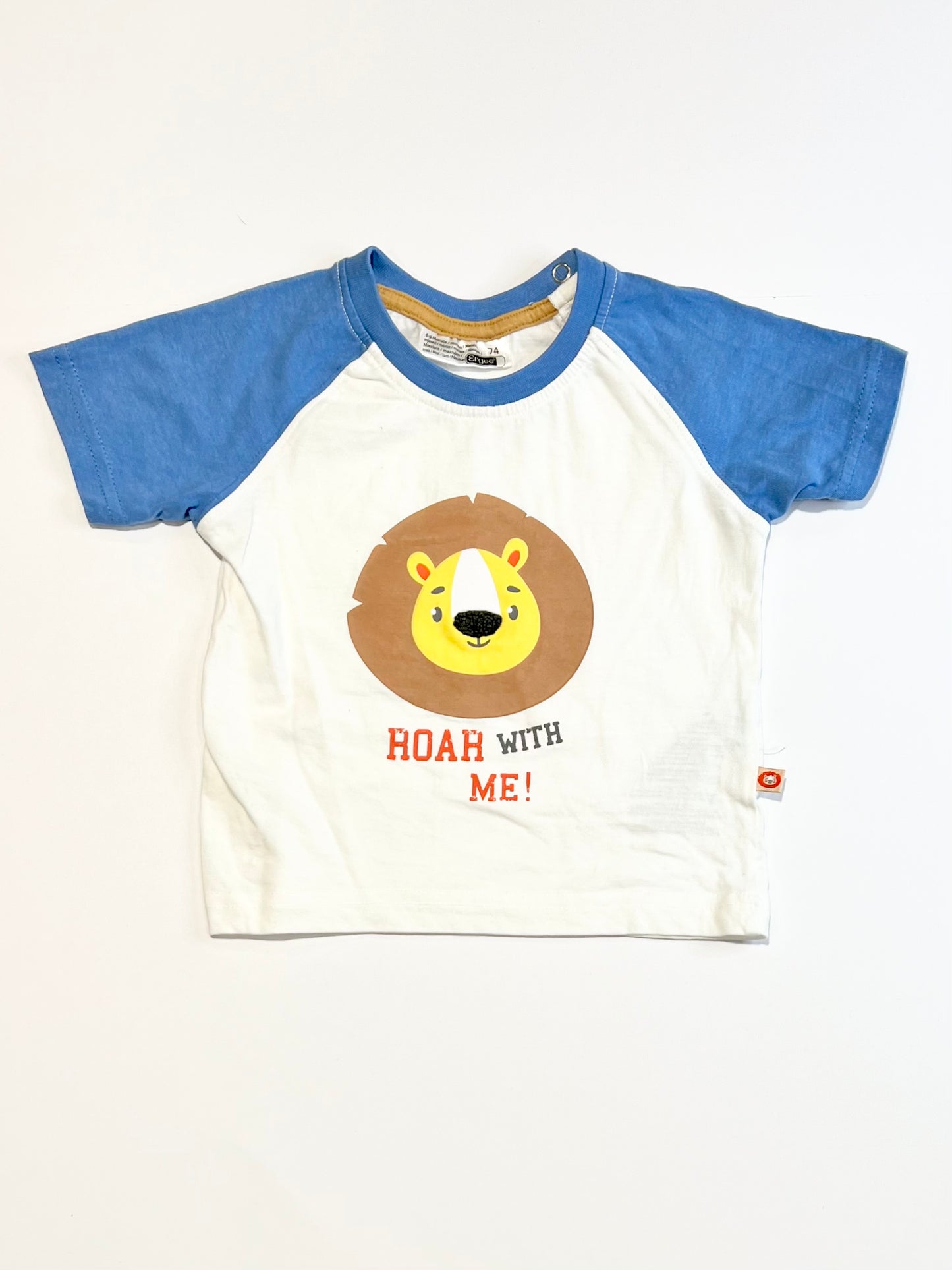 Lion tee - Size 6-9 months