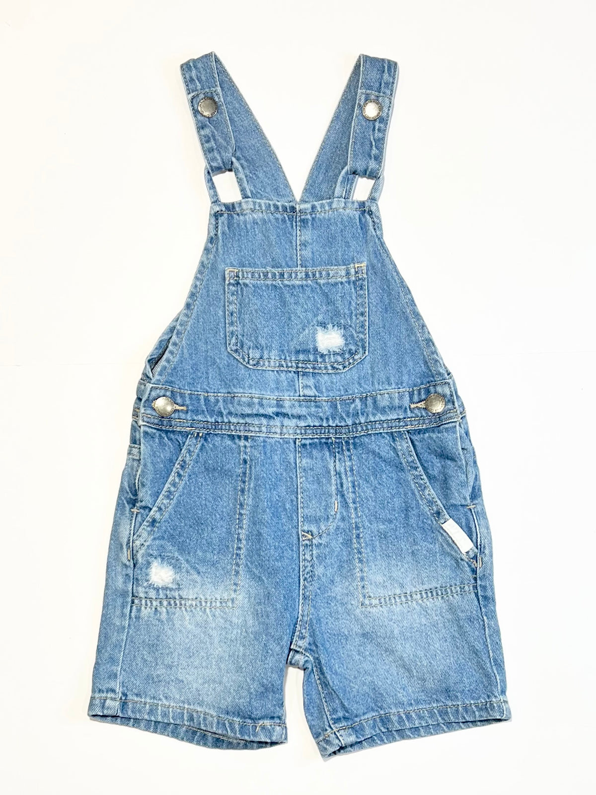 Denim shortalls - Size 4