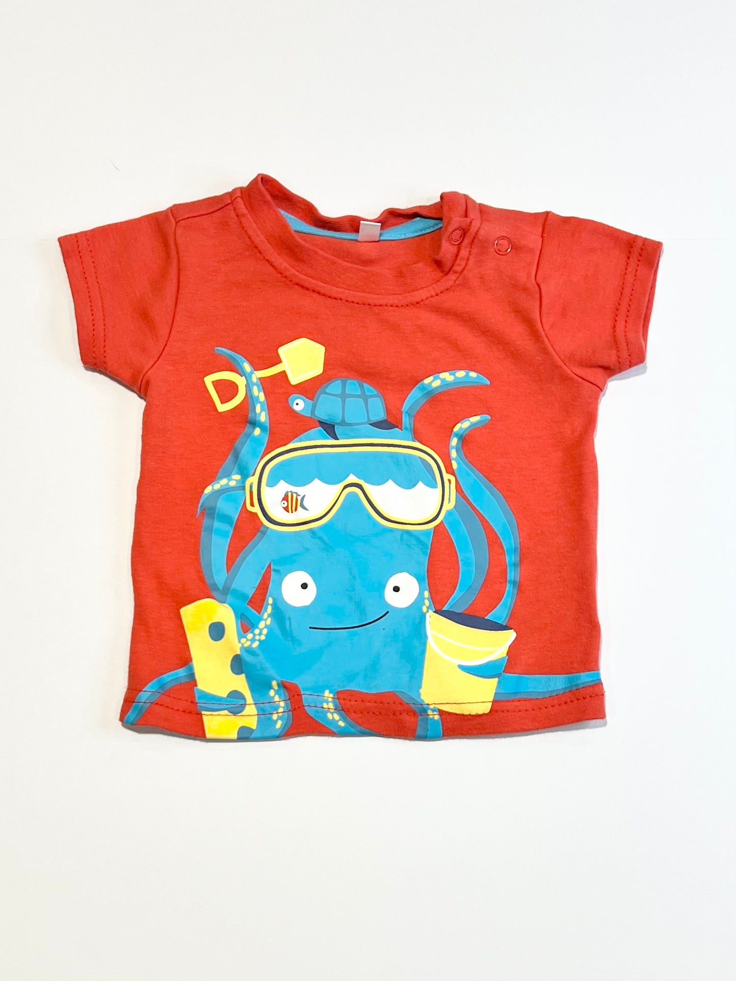 Octopus tee - Size 6-9 months
