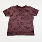 Plum dinosaurs tee - Size 1