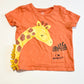 Orange giraffe tee - Size 9-12 months