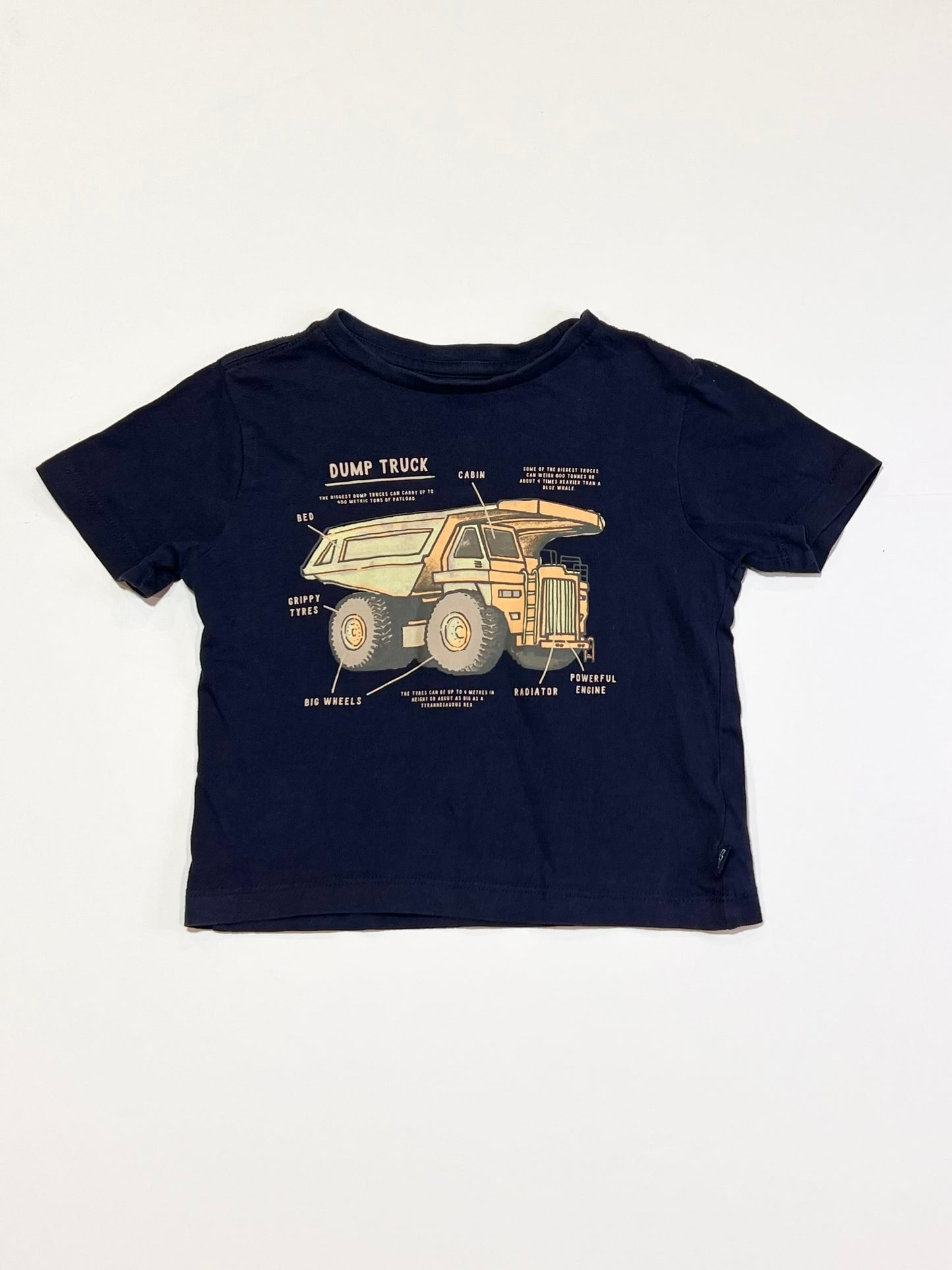 Navy truck tee - Size 1