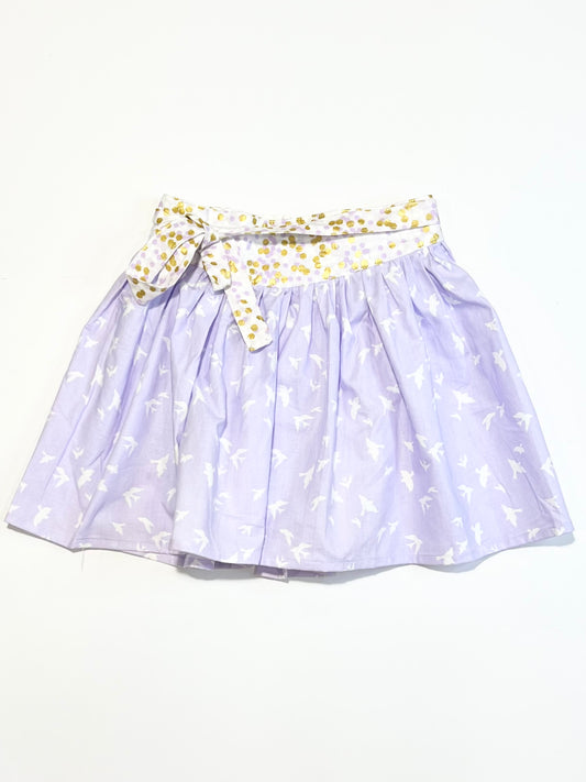 Purple birds skirt - Size 4