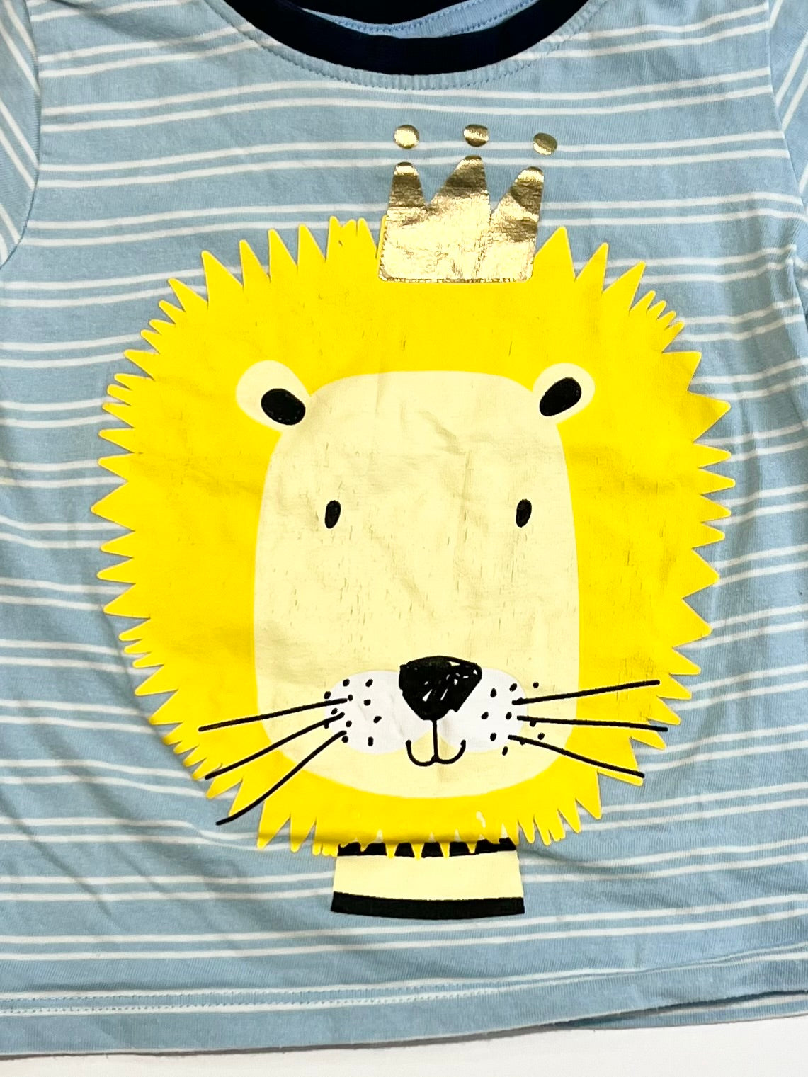 Striped lion tee - Size 0