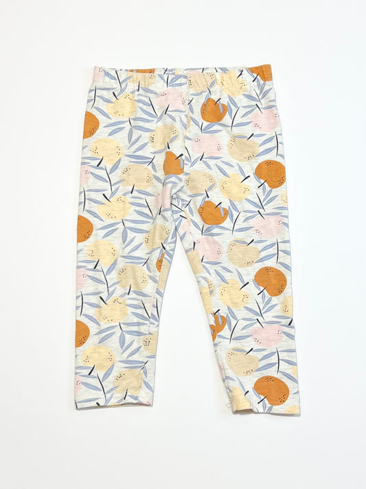 Cropped fruity leggings - Size 4