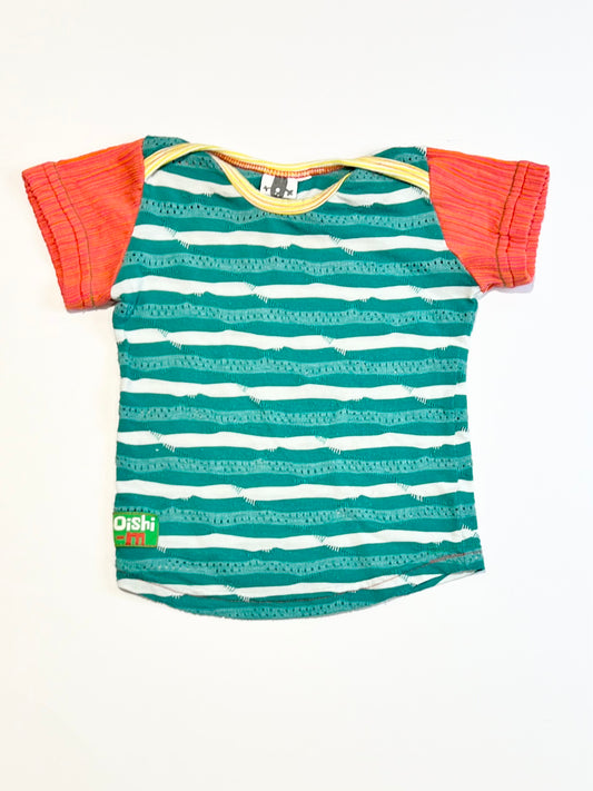 Green striped tee - Size 0