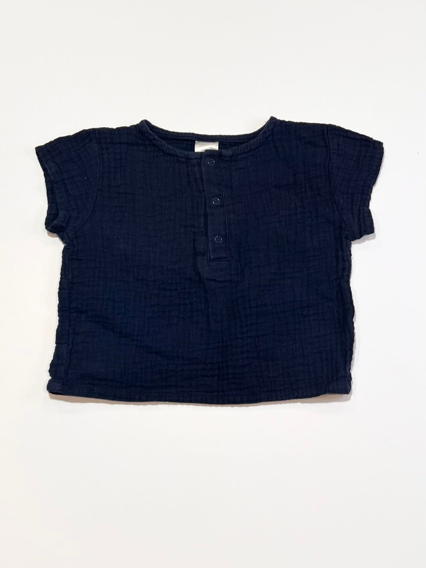 Navy muslin tee - Size 1