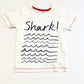 Shark! tee - Size 9-12 months