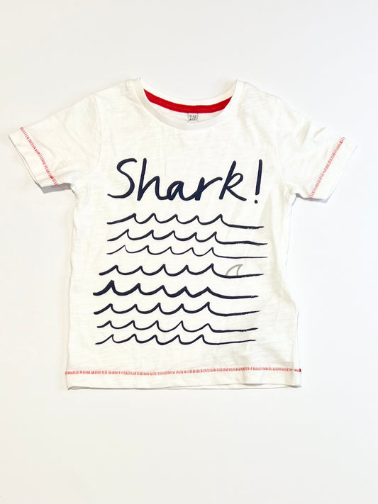 Shark! tee - Size 9-12 months