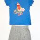 Blue rocket pyjamas - Size 3-4