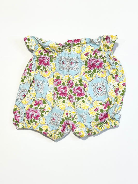 Floral shorts - Size 4