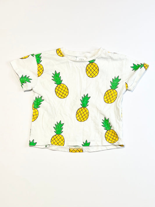 Pineapples tee - Size 6-9 months