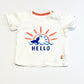 Wave hello tee - Size 6-9 months