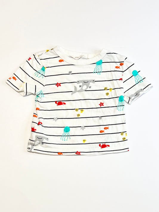 Sea creatures tee - Size 0