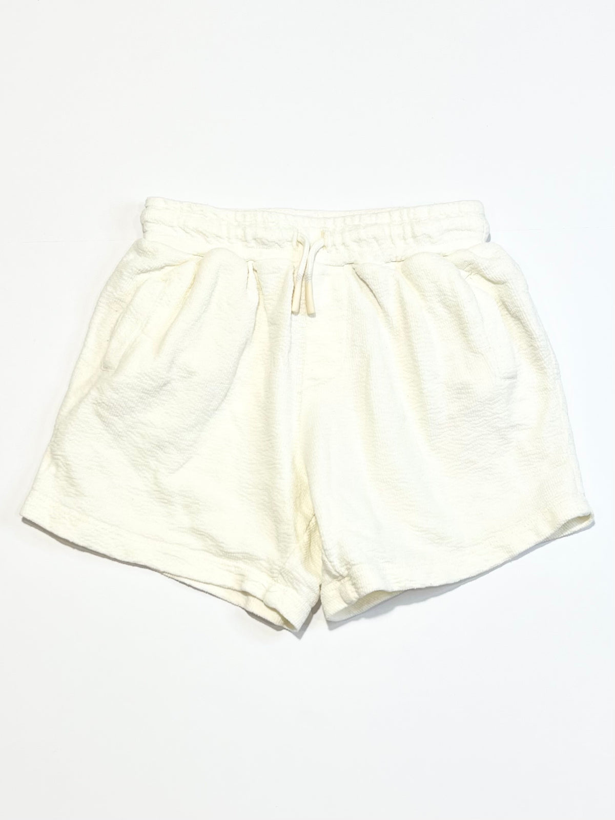 White sweat shorts - Size 4