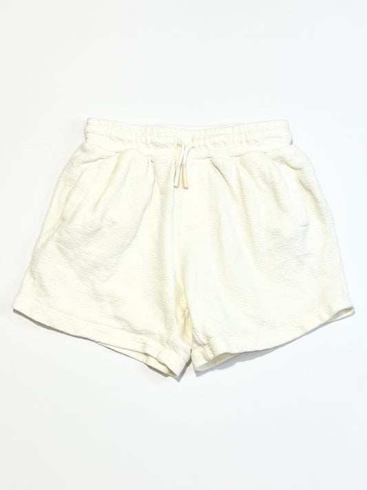 White sweat shorts - Size 4