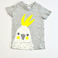 Grey cocky tee - Size 0