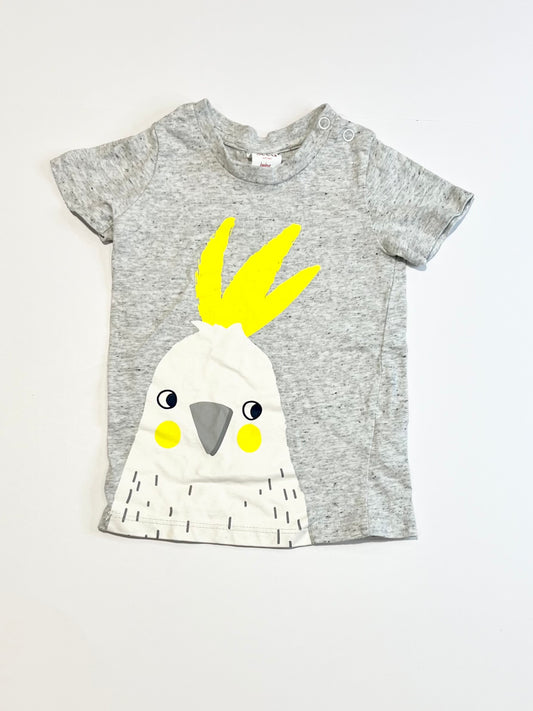 Grey cocky tee - Size 0