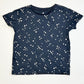 Navy hearts tee - Size 4