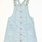 Soft denim pinafore - Size 3-4