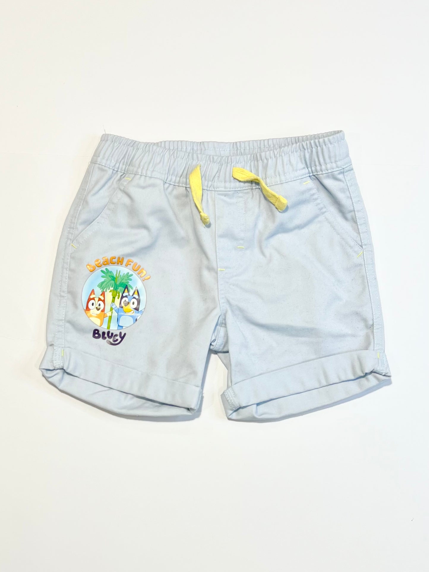Blue Bluey shorts - Size 3