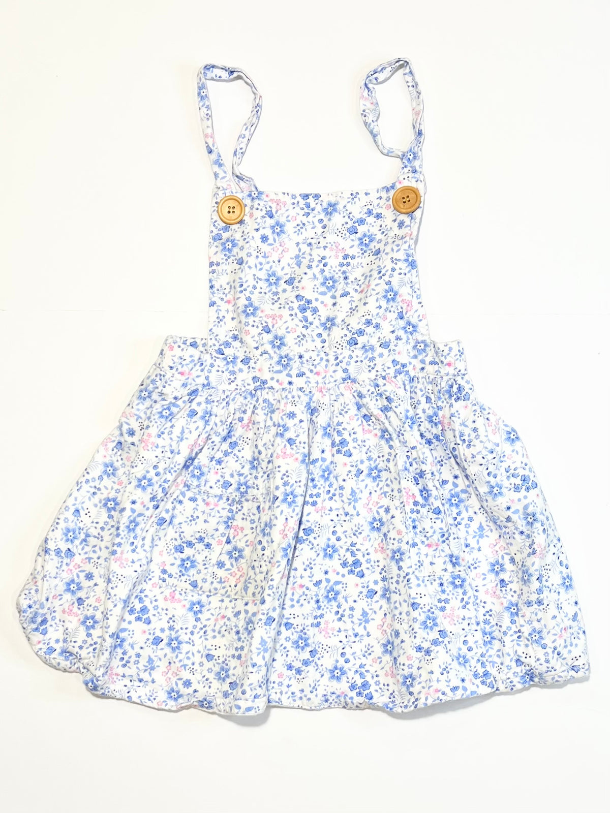 Floral pinafore - Size 4