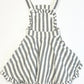 Striped ruffle pinafore - Size 4