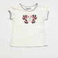 Embroidered butterfly tee - Size 1