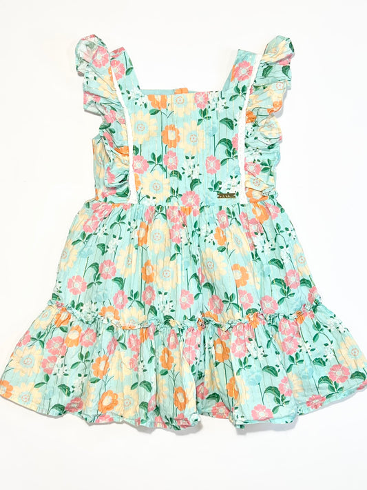 Floral ruffle dress - Size 4