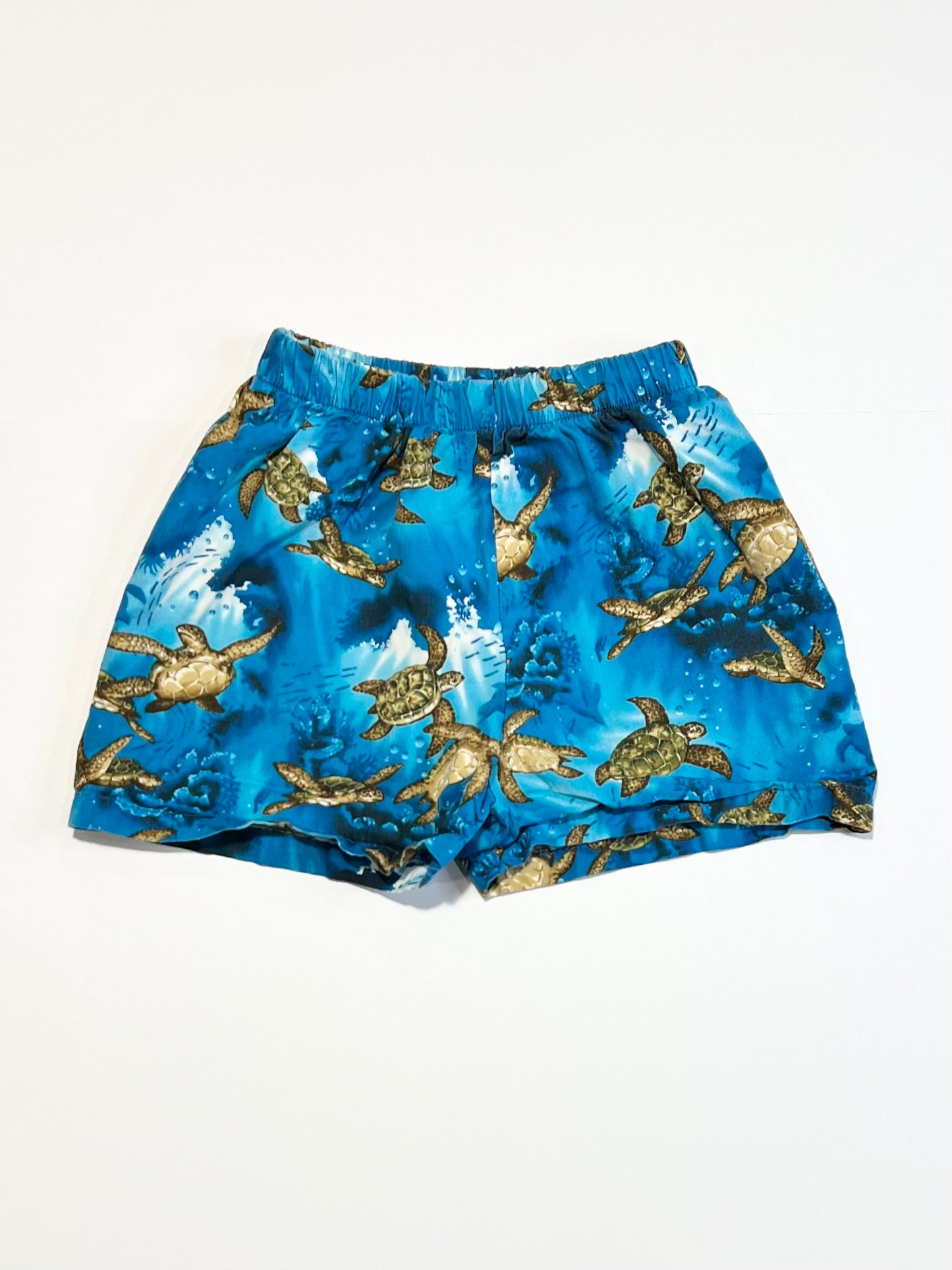 Blue turtles shorts - Size 3