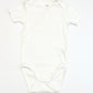 Ribbed white bodysuit - Size 2-3