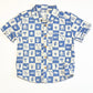 Blue check shirt - Size 3