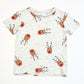 Christmas reindeers tee - Size 3