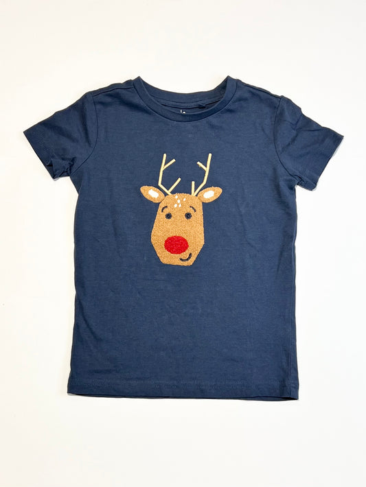Christmas reindeer tee - Size 3