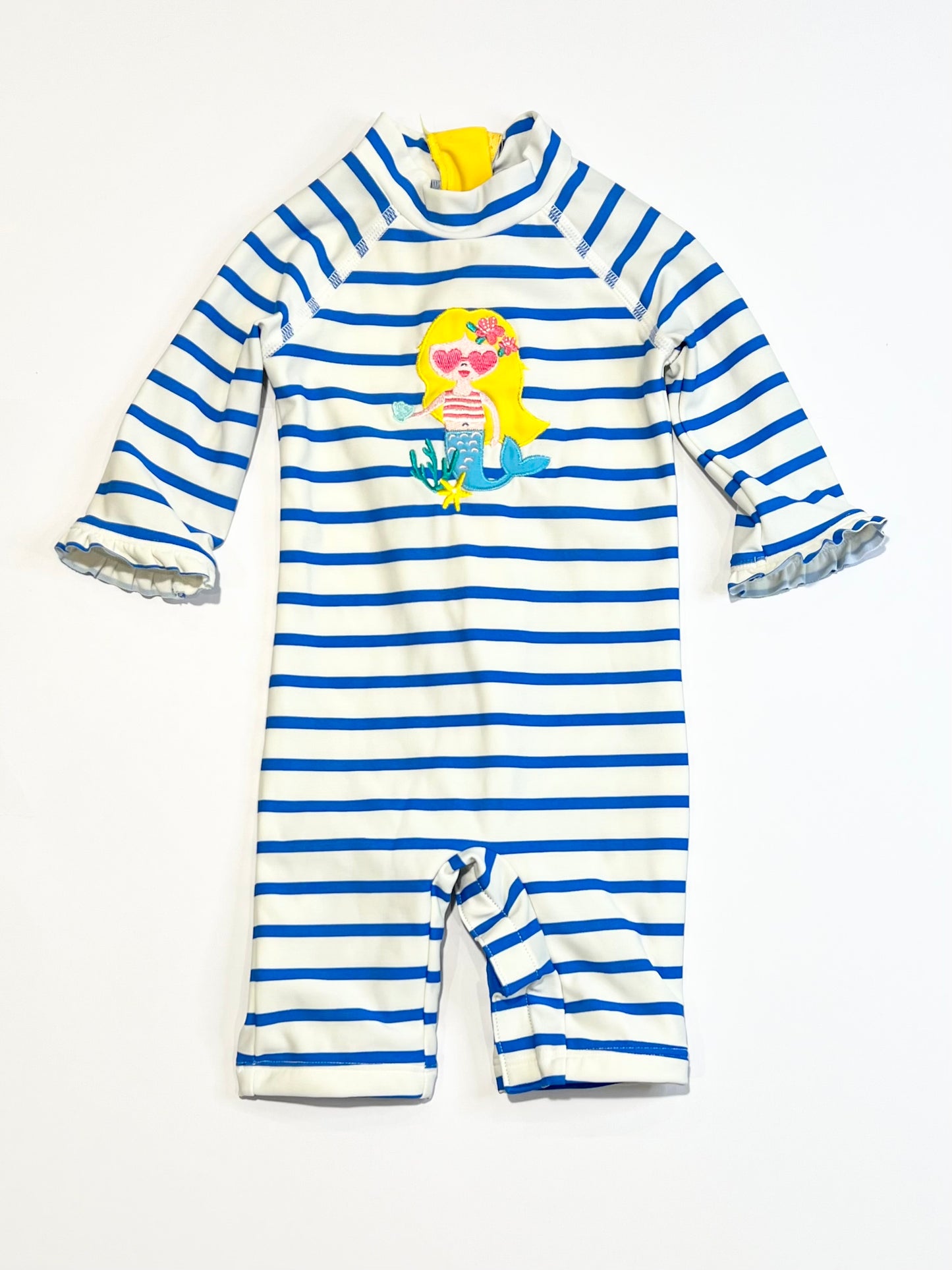 Striped mermaid swimsuit - Size 6-9 months