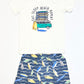 Eat, sleep, beach pyjamas - Size 5