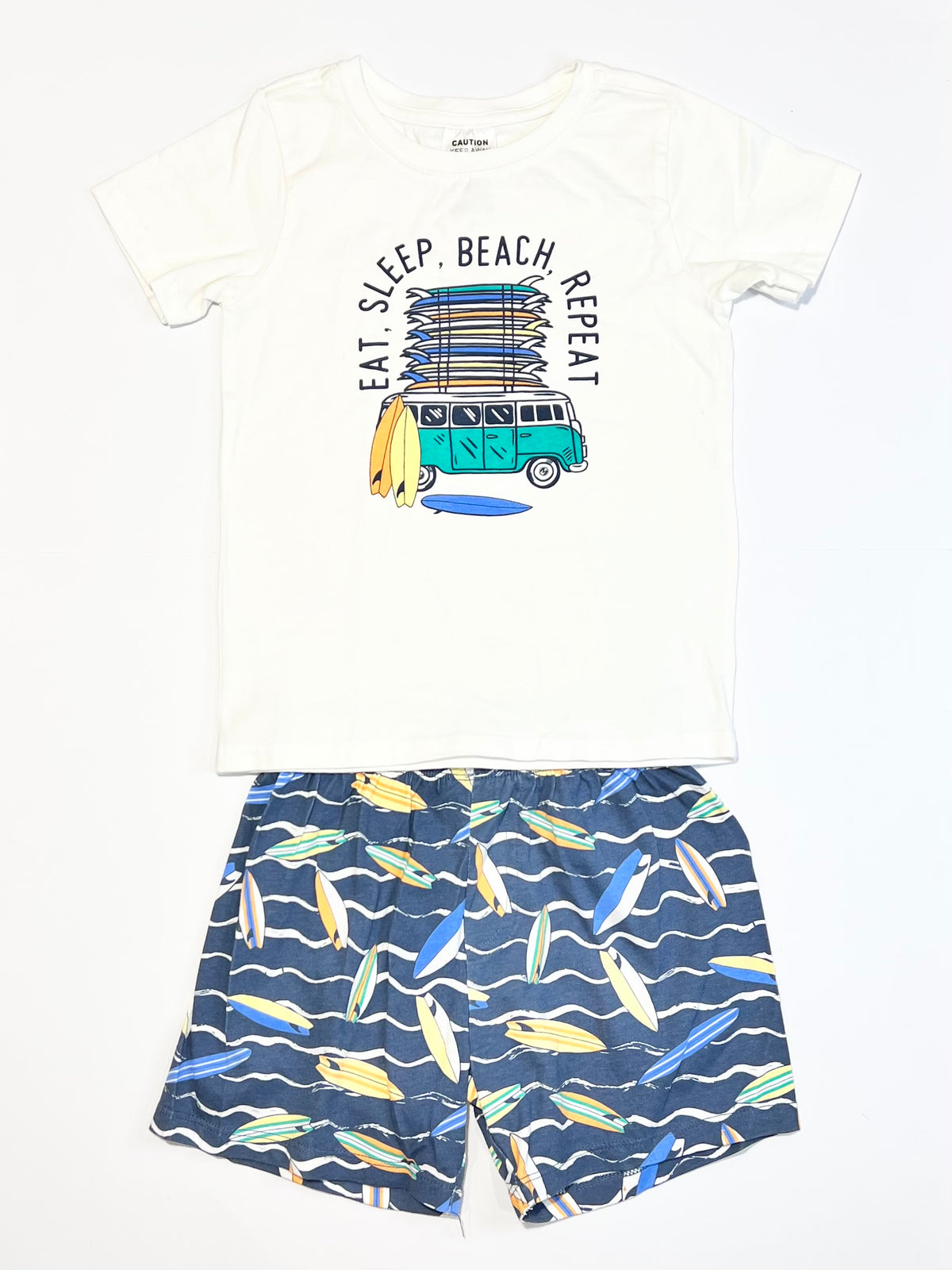 Eat, sleep, beach pyjamas - Size 5