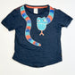 Navy snake tee - Size 3