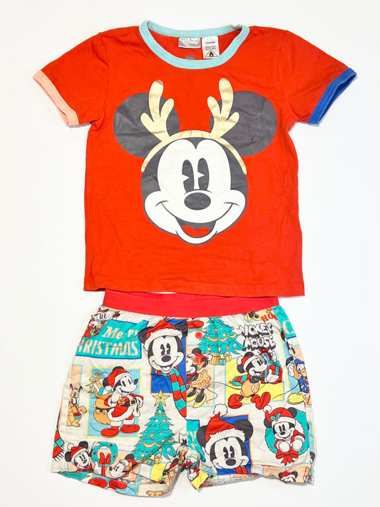 Christmas Mickey pyjamas - Size 5