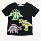 Black dinos tee - Size 3-4