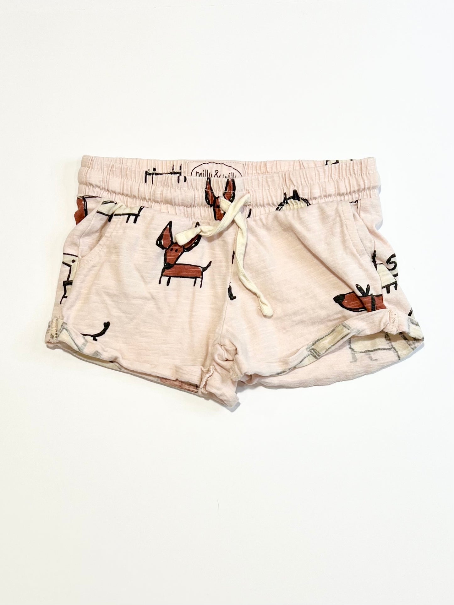 Jersey dogs shorts - Size 9-12 months