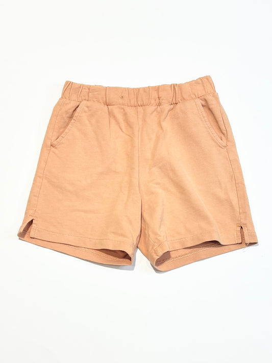 Brown sweat shorts - Size 4-6